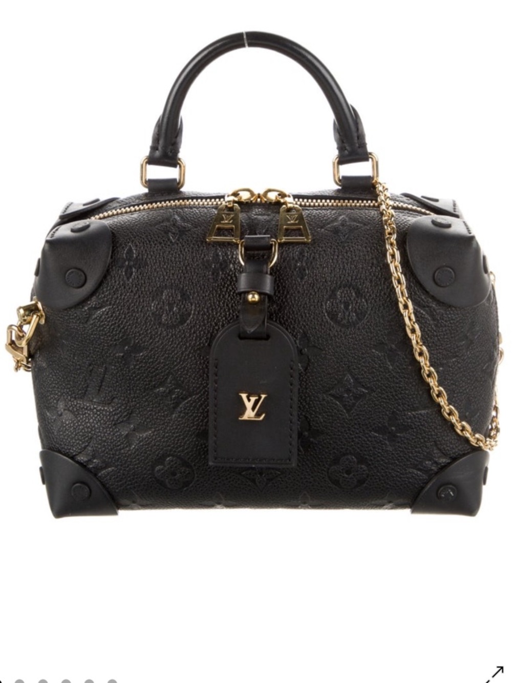 Louis Vuitton Petite Malle Souple  Monogram Empreinte Leather shoulder bag